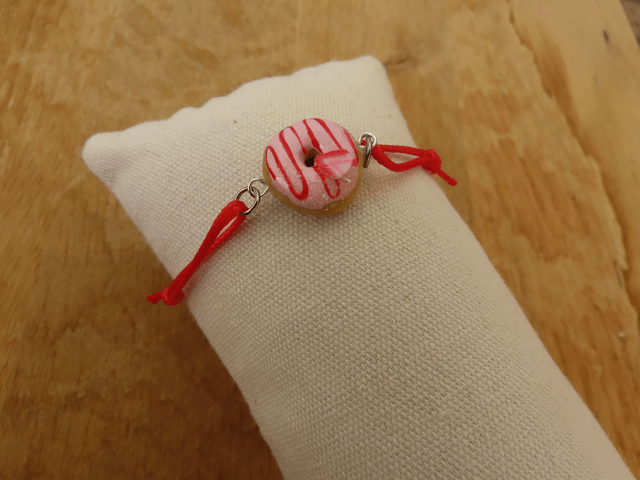 Donut à la fraise 
