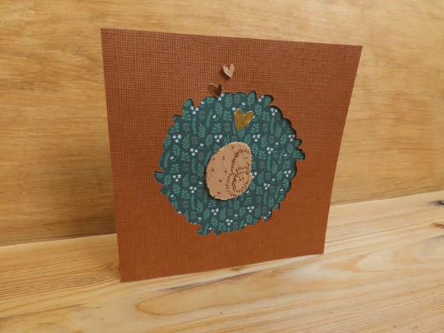 Petites cartes en bois faites main