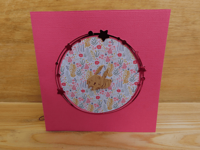 Petites cartes en bois faites main